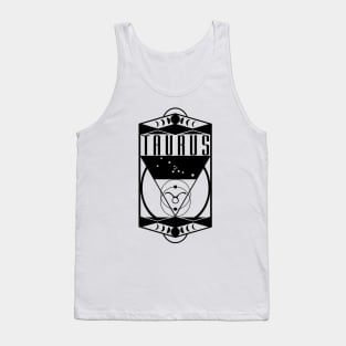 Taurus Constellation Moon Phases Zodiac Astrology Art Deco Style Tank Top